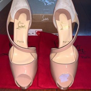 Christian Louboutin Catchy Nude Heels NIB
